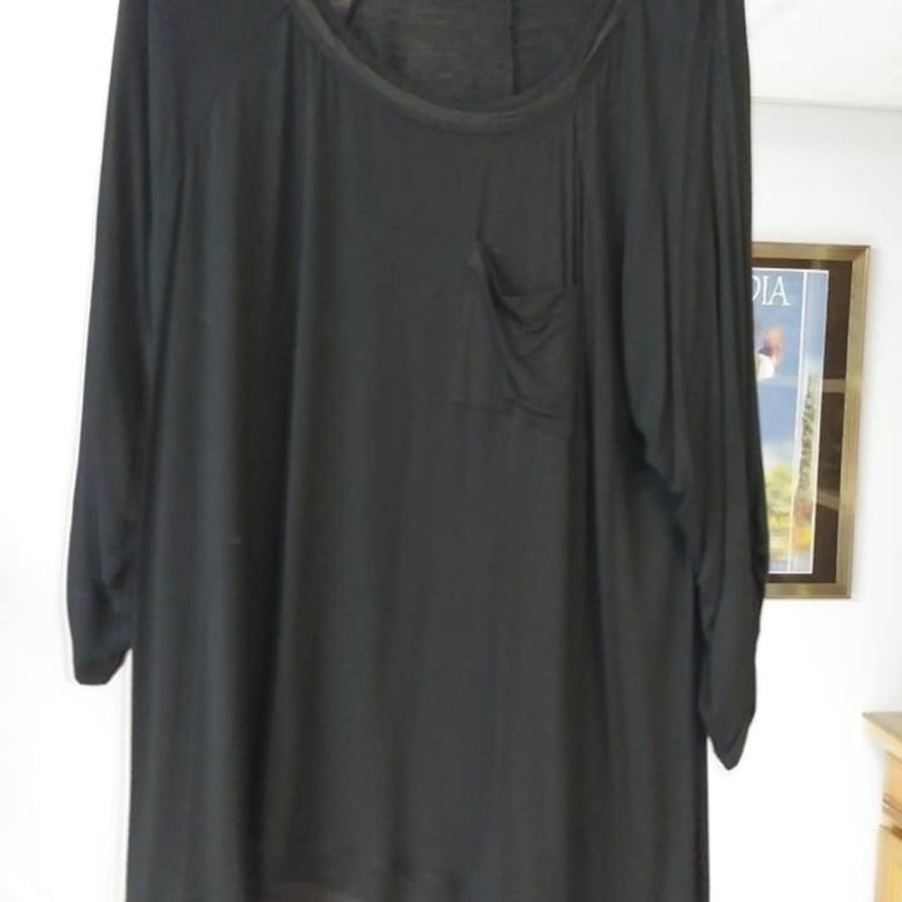 Cupio Woman Black Long Sleeve Blouse